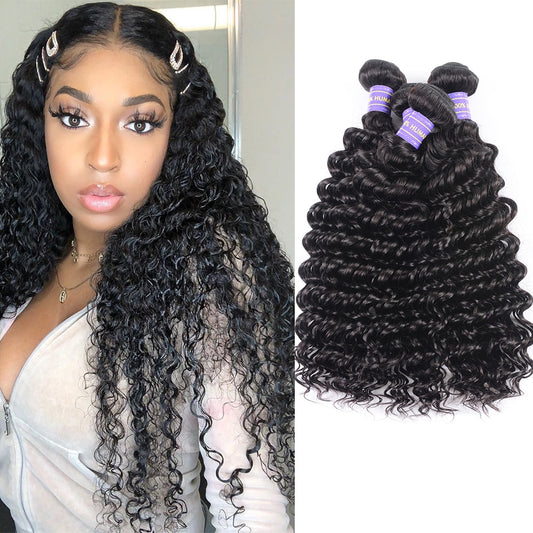 Longqi Hair Deep Wave Bundles